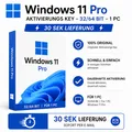 Produktbild: Windows 11 Pro Aktivierungs Key – 32/64 Bit – 30 Sek Lieferung – 1 PC