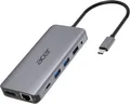 Produktbild: Acer 12-In-1 Type-C Adapter Dockingstation USB-C 2 x HDMI DP GigE (HP.DSCAB.009)