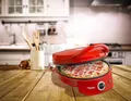 Produktbild: APZ400 elektrischer Pizzaofen Pizza Maker bis 230°C mit Ober-/Unterhitze für ...