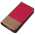 Produktbild: Cadorabo Hülle für Apple iPhone 4 / 4S Schutzhülle in Rot SHandyhülle Book Case Etui Kunstleder