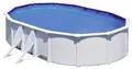Produktbild: Gre Stahlwandpool Fidji oval 610 x 375 x 120 cm weiß