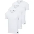 Produktbild: adidas Herren T-Shirt, 3er Pack - V-Neck Shirt, Active Core Cotton, einfarbig Weiß XL