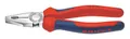 Produktbild: Knipex Kombizange verchromt 180 mm mit Mehrkomponenten-Griff - 03 05 180