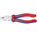 Produktbild: Knipex Kombinationszange verchromt mit Mehrkomponenten-Griffen 180mm , 0305180