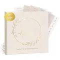 Produktbild: MINTKIND® Schwangerschaftstagebuch „Meine Schwangerschaft“ + Sticker Set I Hardcover Tagebuch zum Eintragen I Geschenk für Schwangere und werdende Mütter | Schwangerschaft Fotoalbum Baby Album