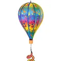 Produktbild: CIM Windspiel - Heißluftballon Butterfly Twist - wetterbeständig - Ballon: Ø28cm x 48cm, Twister: Ø10cm x 75cm - inklusive Aufhängung