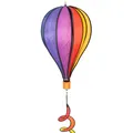 Produktbild: Windspiel Heißluftballon RAINBOW TWIST Ballon:Ø 28cmx48cm & Twister Ø10cm x 75cm