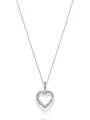 Produktbild: JETTE Silberkette JETTE Damen-Kette 925er Silber 39 Zirkonia Herz, SWING HEART