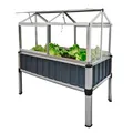 Produktbild: Dema Hochbeet Eden 114x61x129 cm - Frühbeet, Pflanzkasten, Gartenbeet - mit Gewächshausaufsatz, stabil, witterungsbeständig - Balkon, Terrasse, Garten 14833