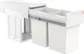 Produktbild: HAILO 3666-00 Abfallsorter 30 (2x15) Liter TANDEM ab 30 cm Schrankbreite, weiß