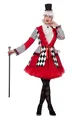 Produktbild: WILBERS & WILBERS 320507 - Luxuriöse Damenjacke mit Karomuster, Kostümjacke mit Rüschen für Karneval, Halloween, Paraden