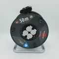 Produktbild: Brennenstuhl Garant V2 Kabeltrommel (50m Kabel in schwarz, Made in Germany, Spez