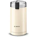 Produktbild: BOSCH Kaffeemühle TSM6A011C, Edelstahl-Schlagmesser, Sicherheitsfunktion, 180 W, Schlagmesser, 75 g Bohnenbehälter, 180 W, 75g Bohnenbehälter, elektrisch, creme beige