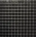 Produktbild: Keramikmosaik Mosaikfliesen schwarz matt Fliesenspiegel Küchenrückwand M ...
