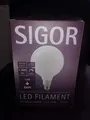 Produktbild: Sigor LED-Filament Globe E27 12W opal 125mm