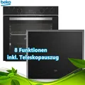 Produktbild: Beko Einbau Herdset 72L Glaskeramikfeld AeroPerfect SteamShine Teleskopauszug