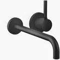 Produktbild: Dornbracht META Waschtisch-Wand-Einhandbatterie ohne Ablaufgarnitur, Ausladung 250mm, starrer Auslauf, 36863660-33, Farbe: Schwarz Matt
