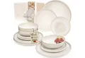 Produktbild: SÄNGER Geschirr-Set Korfu Geschirrset (12, 16, 24, 36 Teile) (12-tlg), 4 Personen, Steingut, Creme Beige, Handmade Premium Collection
