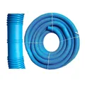 Produktbild: Schwimmbadschlauch Poolschlauch blau Ø32mm mit Muffen, Abstand 1,10m Meterware S