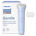 Produktbild: Philips Lady Shaver Series 6000 - kabelloser elektrischer Rasierer für die Nass- und Trockenrasur, 3-Klingen-Rasursystem, für Beine und Körper, 80 Min. Laufzeit, Modell BRL127/00