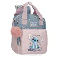 Produktbild: Disney Joumma Bags Stitch You Are Magical Rucksäcke, Schultaschen, Kinderrucksäcke, inklusive dekorativem Bommel, Verschiedene Fächer, blau, Vorschulrucksack
