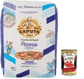 Produktbild: 3x Farina Molino Caputo Pizzeria per Pizza Napoli Pizzamehl Pizza Mehl 5kg + Italian Gourmet polpa 400g