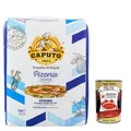 Produktbild: Italian Gourmet Bundle – Pizzeria Weizenmehl Typ 00 5 kg für Pizza & traditionelle Teige, fein vermahlenes Profi-Mehl für elastischen Pizzateig & knusprigen Rand + Italian Gourmet Polpa