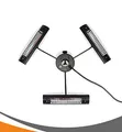 Produktbild: MyMaxxi | Schirmheizstrahler Sonnenschirm Infrarot Heizstrahler 3000W für Terrasse | Terrassenstrahler elektrisch mit Fernbedienung für draußen | höhenverstellbar und drei Heizstufen