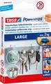 Produktbild: tesa SE tesa Powerstrips Large, 10 Stück optimaler Halt auf glatten Oberflächen bis 2 kg 1556009-XX