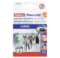Produktbild: tesa Klebehaken tesa POWERSTRIPS® Large Doppelseitiger Klebestreifen Weiß Inhalt: 10, (POWERSTRIPS® Large)