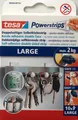 Produktbild: Tesa Power Strips 10 Stück Large bis 2 kg 50x20mm Easy On/Off Doppelseitig