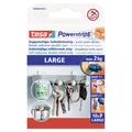Produktbild: tesa POWERSTRIPS® Large Doppelseitiger Klebestreifen  Weiß Inhalt: 10 St.