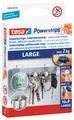 Produktbild: 10 Tesa Large Powerstrips max. 2Kg Doppelseitiger Selbstklebestrip 58000 00102