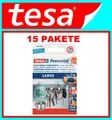 Produktbild: 15 Pack á 10 Strips TESA Selbstklebestrip LARGE Powerstrips® 20 x 50 mm max.2Kg