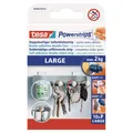 Produktbild: tesa Power-Strips, 5 x 2 cm, 10 Stk., Tragkraft max. 2 kg