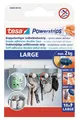 Produktbild: tesa Powerstrips Large, Self-Adhesive Strips - Double-Sided Strips Suitable for