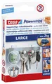 Produktbild: Tesa Powerstrips Large 20 Stück je max. 2 kg Rückstandsfrei Doppelseitig klebend