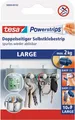 Produktbild: tesa Powerstrips Large Doppelseitige Klebestreifen Halteleistung 2kg 10Stk