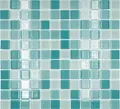 Produktbild: Mosaik Fliesen Glasmosaik grün türkis mint BAD WC Küche WAND Mosaikplatte MOS62-0602