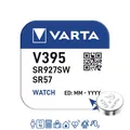 Produktbild: 3 x Varta V395 Uhrenbatterien 1,55 V SR927SW SR57 AG7 LR926 LR927 38mAh