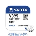 Produktbild: 1 x Varta V395 Uhrenbatterie 1,55 V SR927SW SR57 AG7 LR926 LR927 38mAh
