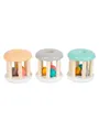 Produktbild: Small Foot - Wooden Baby Rattle Pastel 3pcs.