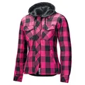 Produktbild: Held Lumberjack 2 Damen Flanellhemd schwarz/pink D-L klassisch/urban NEU