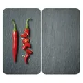 Produktbild: WENKO Herdabdeckplatte Universal, 2er Set 53890100 , Design: Cayenne