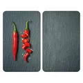Produktbild: WENKO Herdabdeckplatten Cayenne grau, 2 St.