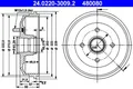 Produktbild: 2x ATE 24.0220-3009.2 Bremstrommel für FORD MAZDA