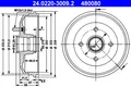 Produktbild: 2x ATE Bremstrommel 24.0220-3009.2 für FORD ESCORT GAL MAZDA RL2 KA FIESTA 121 6