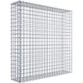 Produktbild: Gabiona Spiralgabione, LxHxT: 100 x 100 x 20 cm - silberfarben