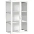 Produktbild: Mid.you Hängevitrine Flokas, Weiß, Metall, 2 Fächer, 60x95x35 cm, hängend, Wohnzimmer, Wohnwände, Vitrinenschränke