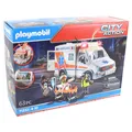 Produktbild: PLAYMOBIL City Action 71232 Krankenwagen Sound + Licht Rettungswagen Notarzt